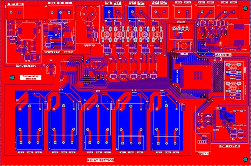 IoT Akıllı Sistem Tasarımı görsel 4: PCB